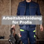 Mann mit Arbeitsbekleidung und Werkzeuggürtel