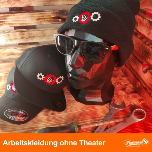 Bestickte Haube Kappe MBH