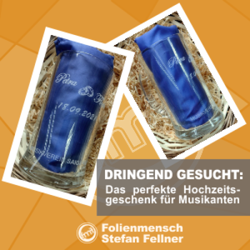 Geschenk Krug Musik Saiga Hans HP